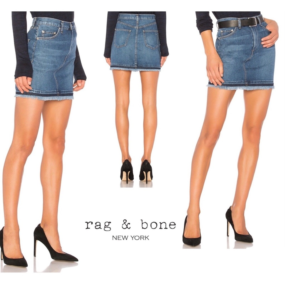 NWT Rag & Bone Denim Skirt